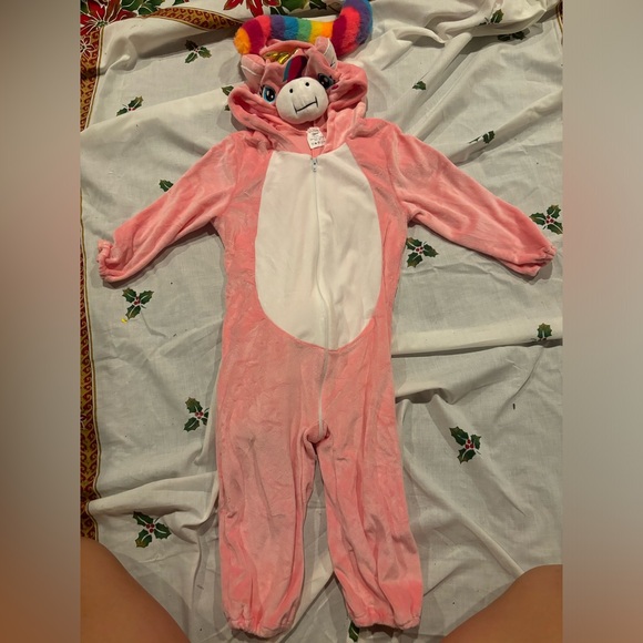 NWOT SYNPOS Halloween Costume Unicorn Halloween Cosplay Dress Up Outfit 24m - Picture 1 of 3